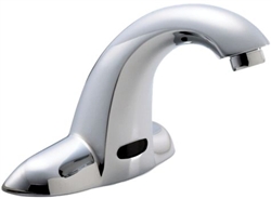 Delta Commercial 591T1250 - Electronics: Battery Operated Electronic Lavatory Faucet, Chrome