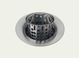 Delta 72011-SS  Bar / Prep Sink Flange And Strainer, Stainless