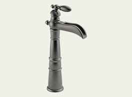 Delta Victorian: Single Handle Centerset Lavatory Faucet With Riser - Less Pop-Up - 754LF-PT