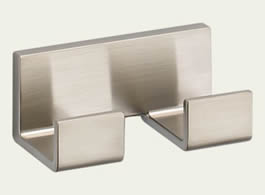 Delta 77736-SS Vero: Double Robe Hook, Stainless