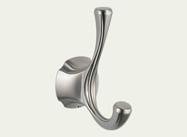 Delta 79235-SS Addison: Double Robe Hook, Stainless