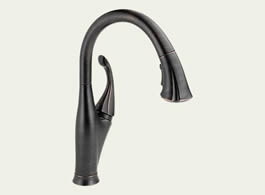 Delta 9192-RB-DST Addison: Single Handle Pull-Down Kitchen Faucet, Venetian Bronze