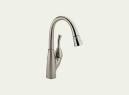 Delta Allora: Single Handle Bar/Prep Faucet - 999-SS-DST