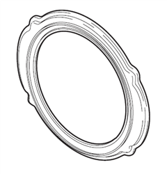 Delta RP34359SS Victorian: Decorative Trim Ring - 14 Series, Stainless