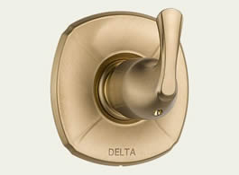 Delta T11992-CZ Addison: 6-Setting 3-Port Diverter Trim, Champagne Bronze