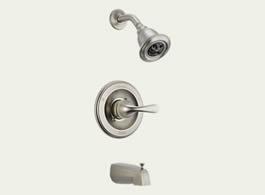 Delta T13420-SSH2OT Classic: Monitor 13 Series H2Okinetic Tub & Shower Trim, Stainless