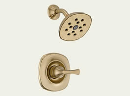 Delta T14292-CZ Addison: Monitor 14 Series H2Okinetic Shower Trim, Champagne Bronze