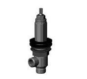 Dornbracht 0417110403390 - Deck valve with ceramic disc cartridge, Hot Water