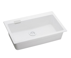 Elkay - ELGS3019WH0 - E-Granite Universal Mounted Sink, White