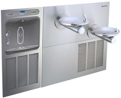 Elkay EZWS-SFGRN28K - EZH2O® Bottle Filling Station with SwirlFlo® Green Bi-Level Refrigerated Fountain