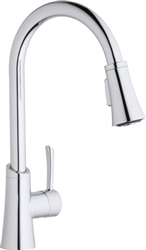 Elkay LKGT3031CR - Gourmet Single Handle Pull-Down Kitchen Faucet, Polished Chrome