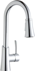 Elkay LKGT3032CR - Gourmet Single Handle Pull-Down Bar / Prep Faucet, Polished Chrome