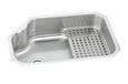 Elkay Mystic3021Bg 18 Gauge Stainless Steel 32" X 21" X 8" Single Bowl Undermount Kitchen Sink Kit