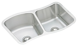 Elkay - MYSTIC332110R - The Mystic&#174; Double Bowl Undermount Sink - Stainless Steel