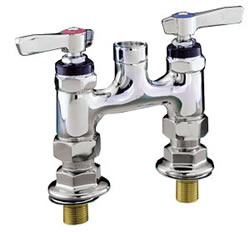 Encore (CHG) KL57-Y001 - Encore® Faucet Body, Elevated Bridge Deck Mount, 4-inch (102mm) OC inlets, 1/4-turn full volume ceramic valves, lever handles