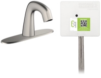 Chicago Faucets EQ-A13A-43ABCP Lav Faucet Eq Ir Rnd 8P Aclp Ds Int 1070