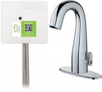 Chicago Faucets EQ-C22A-45ABCP Lav Faucet Eq Ir Gn 4P Aclp Ds Ext 1070