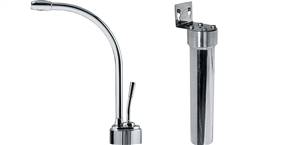 Franke DW9000 Logik Cold Water Dispenser Faucet Combo, Polished Chrome