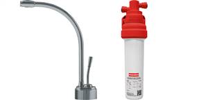 Franke DW9080 Logik Cold Water Dispenser Faucet Combo, Satin Nickel
