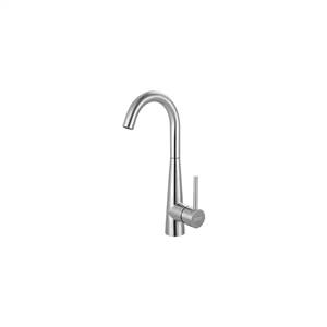 FrankeFFB3450 Arc Spout Kitchen Faucet With Side Lever, Stainless Steel