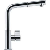 Franke FFPS1100 Mythos Series Pull-Out Kitchen Faucet with Side Lever, 1.75gpm (Polished Chrome)