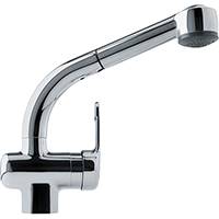 Franke FFPS600A Nobel Series Pull-Out Spray Kitchen Faucet with Side lever, 1.75gpm (Polished Chrome)