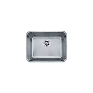 Franke GDX11023 Grande Series 24 3/4" Single Basin Undermount Sink, Stainless Steel 