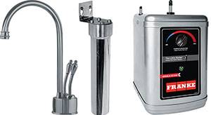 Franke LB6280-FRC-HT The Little Butler Series Hot & Cold Water Dispenser Faucet with Heating Tank (Satin Nickel)