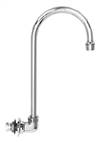 Fisher - 2038 - Single Hole Backsplash Mounted Faucet - 6-inch Swivel Gooseneck Spout