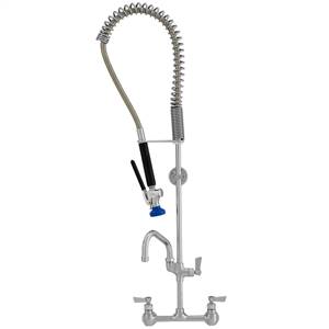 Fisher 25542 - 3/4-inch SPRING PRERINSE WITH 8-inch ADJ WALL CONTROL VALVE, 16-inch RISER, 30-inch HOSE, WALL BRACKET, ULTRA SPRAY VALVE, ADDON FAUCET WITH 10-inch SWING SPOUT & INLINE VACUUM BREAKER
