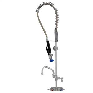 Fisher 27464 - SPRING PRERINSE WITH 4-inch BACKSPLASH CONTROL VALVE, 16-inch RISER, 30-inchHOSE, WALL BRACKET, ULTRA SPRAY VALVE, ADDON FAUCET WITH 14-inch SWING SPOUT & INLINE VACUUM BREAKER
