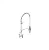 Fisher - 34320 - Spring Style Pre-Rinse Faucet - 4-inch Deck Mounted, Wall Bracket, 12-inch Add-On Faucet Spout