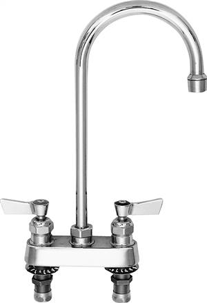 Fisher - 3515 - 4-inch Deck Mounted Faucet - 12-inch Swivel Gooseneck Spout