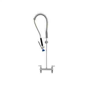 Fisher 35947 - STAINLESS STEEL SPRING PRERINSE WITH 8-inch DECK CONTROL VALVE, 21-inch RISER, 30-inch HOSE, WALL BRACKET, ULTRA SPRAY VALVE & INLINE VACUUMBREAKER