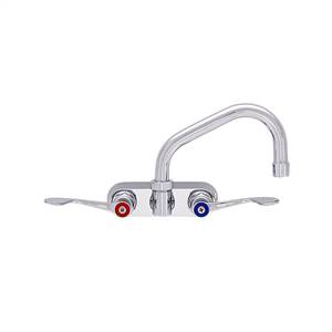 Fisher - 45330 - 4-inch Backsplash Mounted Faucet - 10-inch Swivel Spout, Wristblade Handles