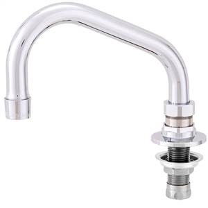 Fisher - 45713 - 8-inch Adjustable Wall Mounted Faucet L - 12-inch Swivel Spout, Wristblade Handles