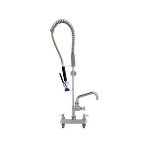 Fisher - 49808 - 3/4-inch Spring Style Pre-Rinse Faucet - 8-inch Deck Mounted, 14-inch Add-On Faucet Spout
