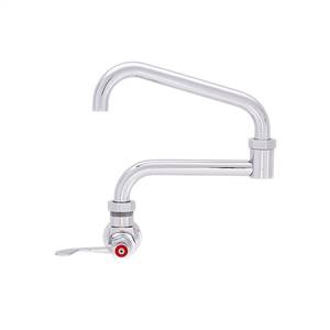 Fisher - 51365 - Ultra-Flex Pre-Rinse Faucet - Single Hole Wall Mounted, Wall Bracket, 12-inch Add-On Faucet Spout