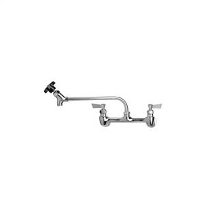 Fisher - 54666 - 8” Wall Body with Eccentrics, Concentrics, EZ Install Adapters & Elbow, 12-inch Control Spout and Lever Handles 
