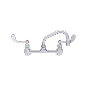 Fisher - 57460 - 8” Wall Mounted Faucet with Eccentrics, 8-inch Swing Spout and Wrist Handles 