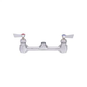 Fisher - 61565 - 8” Wall Mounted Faucet with Eccentrics, Swivel and Lever Handles 