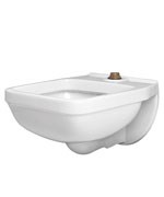Gerber - 12430 Service Sink With Flushing Rim  wall hung White