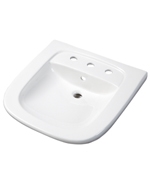 Gerber 12-478 North Point ADA Wall Hung Lavatory 8" Centers (White)