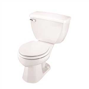 Gerber 21-302 Ultra Flush Round Front Two Piece Pressure-Assist Toilet - 12-inch Rough-In