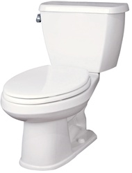 Gerber 21-800 Avalanche Round Front Two-Piece Toilet - 10-inch Rough-In