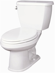 Gerber 21-802 Avalanche Round Front Two-Piece Toilet - 12-inch Rough-In