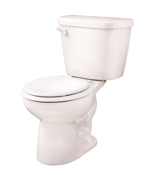 Gerber 21-900 - Maxwell ® 1.28 gpf (4.8 Lpf) Round Front Two Piece Toilet, 10-inch Rough-In