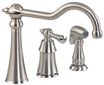 Gerber 40-183-SS Brianne Kitchen Faucet, Spray, (Stainless Steel)