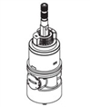 Gerber 97-231 Ceramic Disc Cartridge & Balancing Spool with Stops for GH-301 1H Pressure Balance Valve