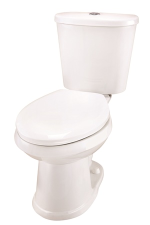 Gerber DF-21-114 Maxwell Dual Flush Elongated Two-Piece Toilet - 14-inch Rough-In